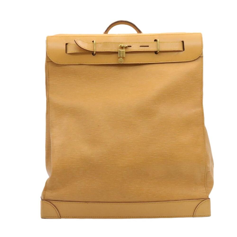 Louis Vuitton Epi Steamer Bag Boston Bag Beige
